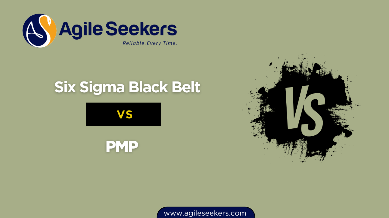 Six Sigma Black belt Vs PMP