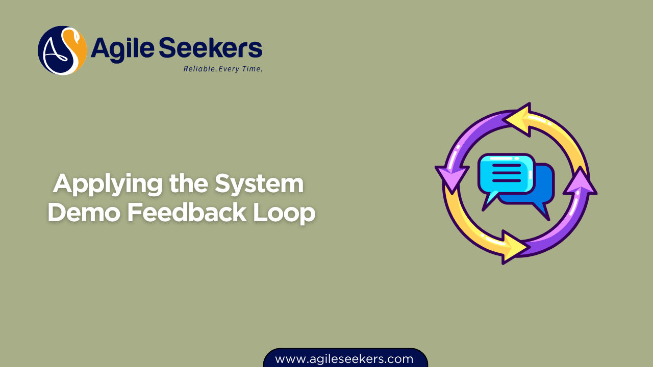 Applying the System Demo Feedback Loop Applying the System Demo Feedback Loop