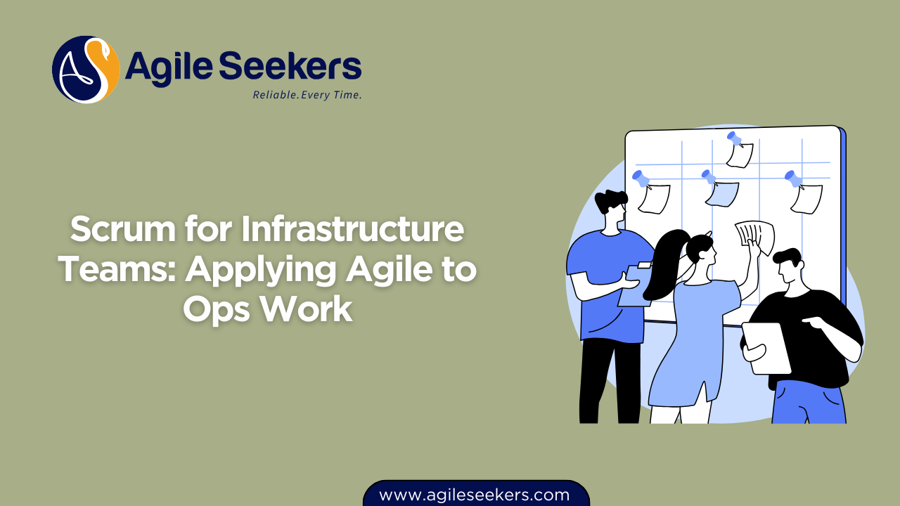 Scrum for Infrastructure Teams: Applying Agile to Ops Work Scrum for Infrastructure Teams: Applying Agile to Ops Work