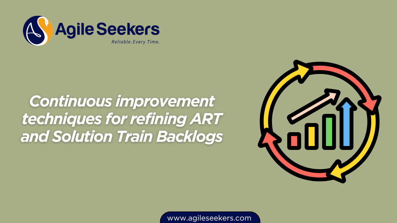 Continuous improvement techniques for refining ART Continuous improvement techniques for refining ART